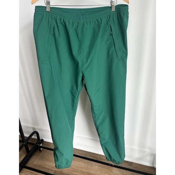 Vintage Eddie Bauer Track Pants Mens Large Waterproof Hike‎ Windbreaker 90s Golf - Picture 1 of 8